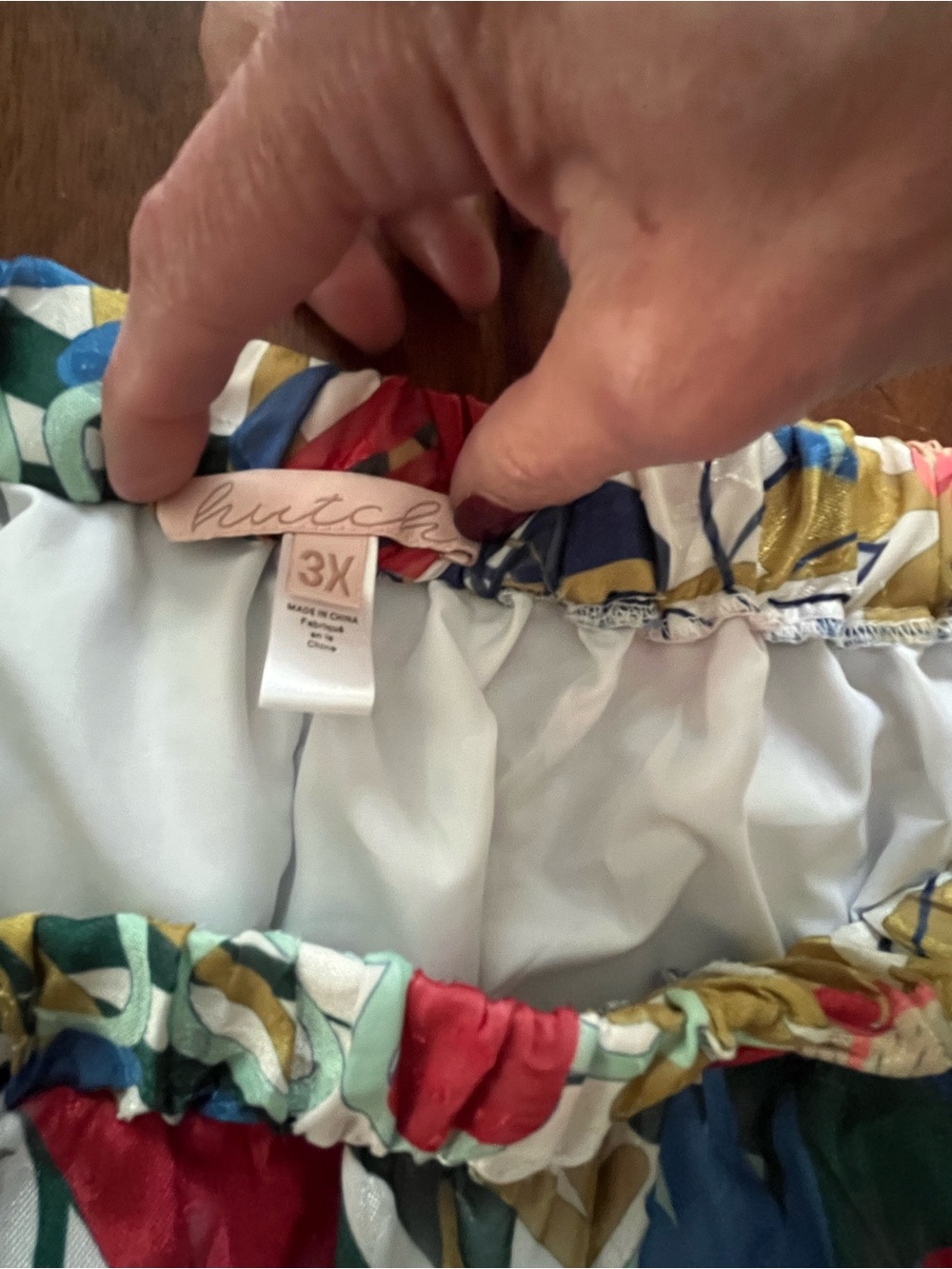 Anthropologie Hutch Boho Tropical Floral Tiered Maxi Skirt | Size 3X - Picture 11 of 11